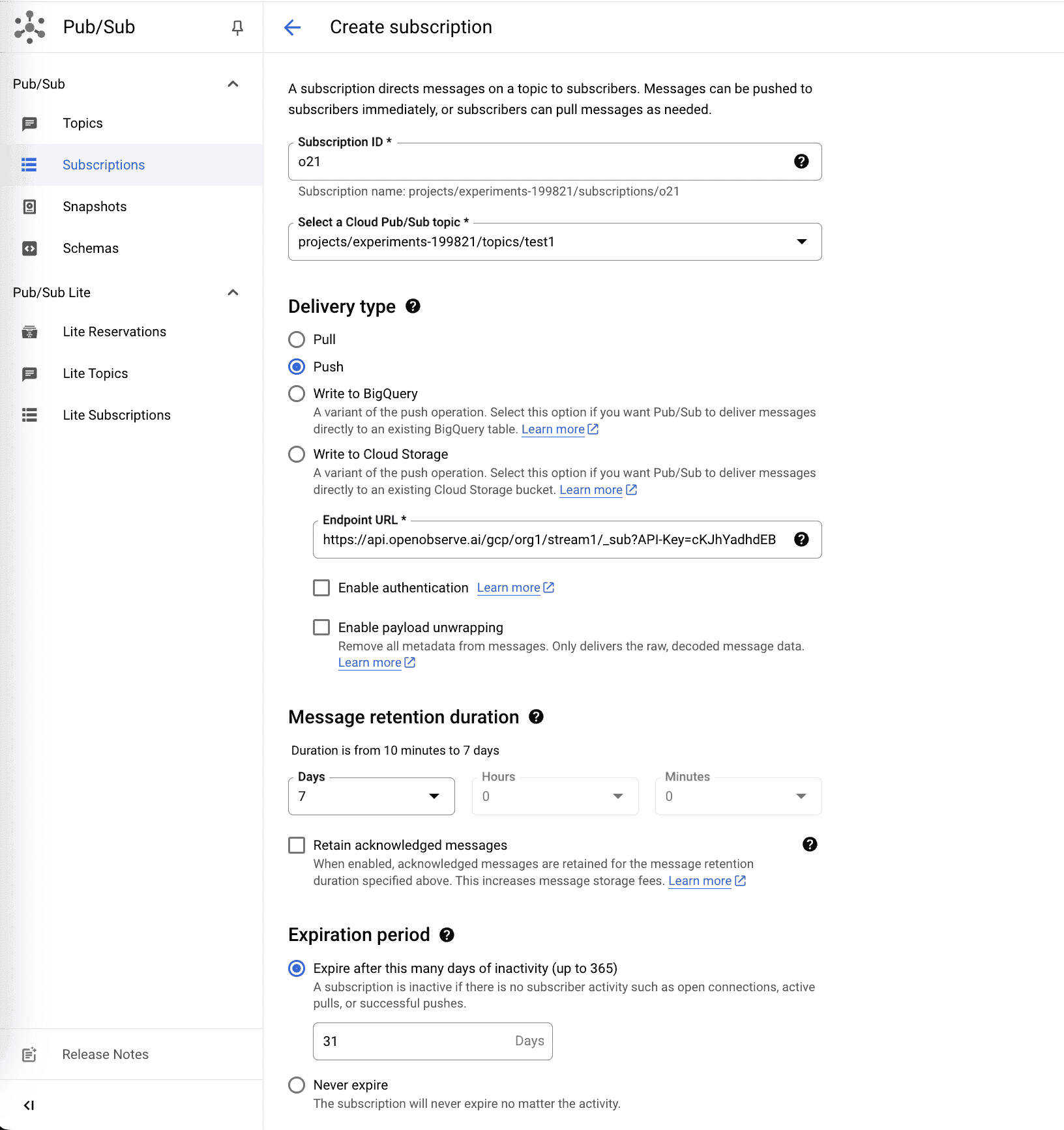 Service Monitoring