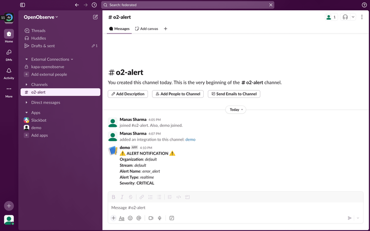 Alert Controls